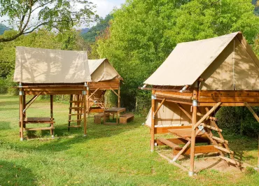 Bivouac au camping Le Mas de Champel****
