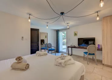 Guest rooms at Clos St Michel Resort & Spa