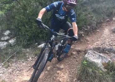 Enduro-navette tour in the Gorges de l'Ardèche