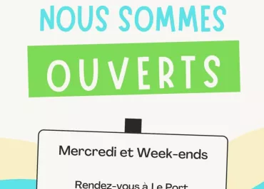 Ouverture septembre et octobre 2025