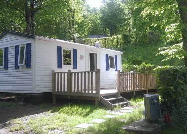Mobil home 2 chambres camping le parc de Vaux Ambrieres les vallées 53300mh 2 ch