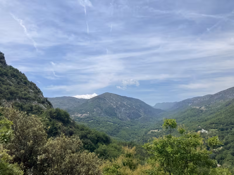 Vue sur les Préalpes d'Azur