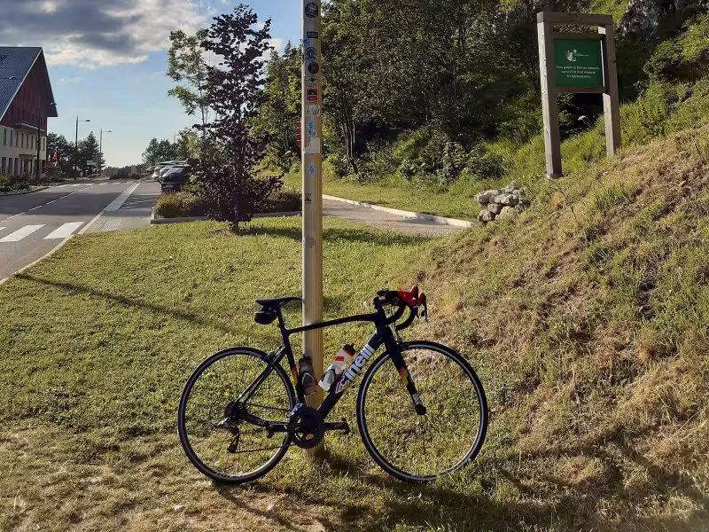 Panneau du Col de la Faucille