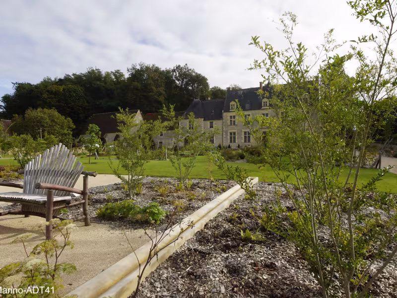 Jardins du Manoir de la Poissonnière à Couture-sur-Le-Loir