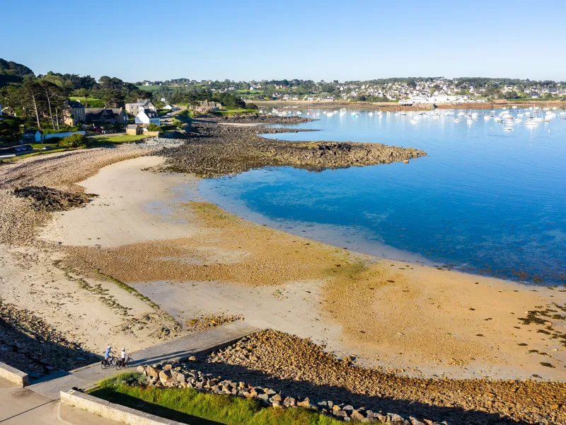 Plage à Plougasnou