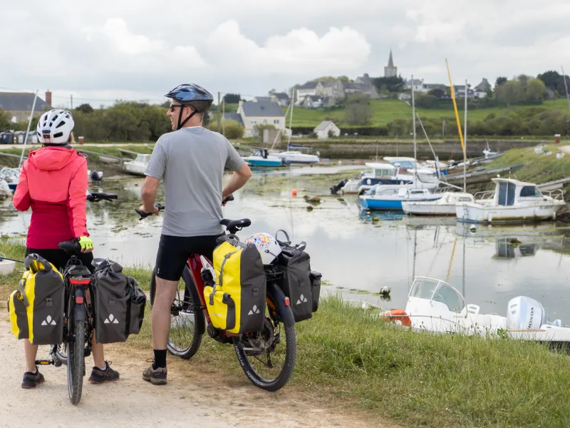 Pause au port de Quineville