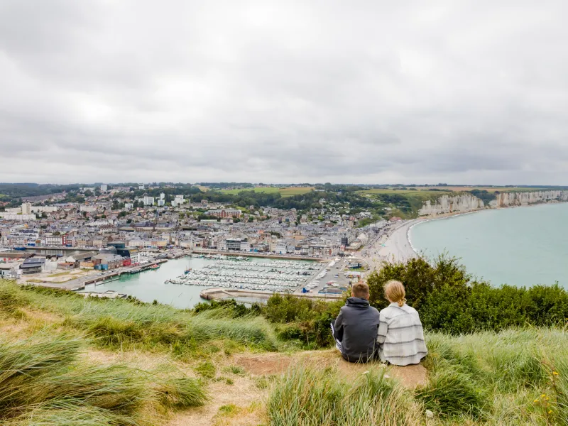 Vue sur Fécamp