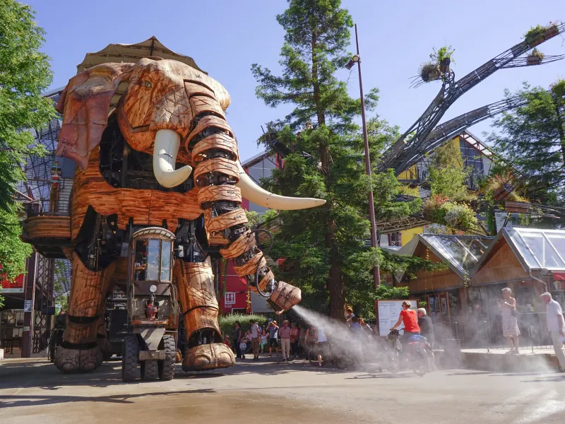 L'île de Nantes et son éléphant
