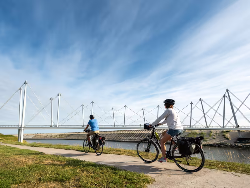 Pont sur La Vélomaritime - Dunkerque