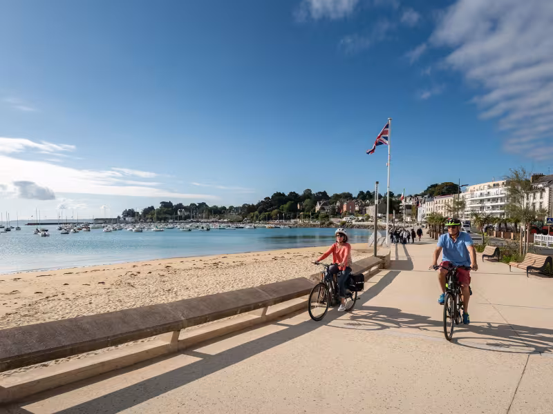 Piste cyclable à Saint-Quay-Portrieux
