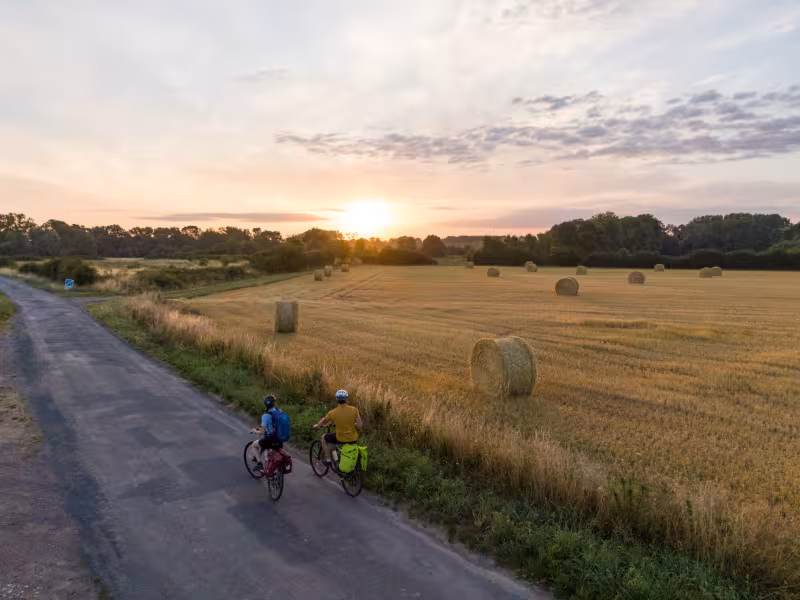 Petites routes de campagnes en Anjou