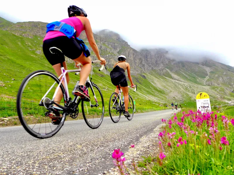 Au pied de l'Iseran en sortant de Val d'Isère