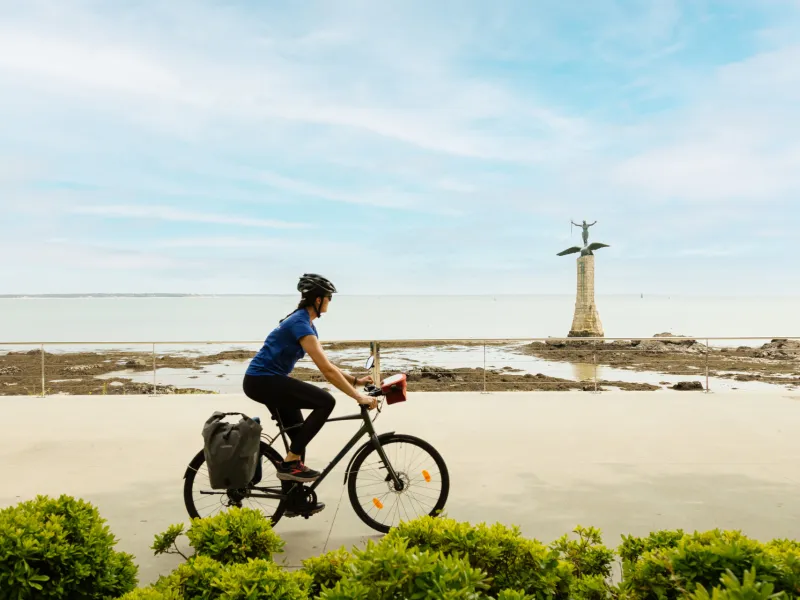 Balade à vélo sur le front de mer - Saint-Nazaire
