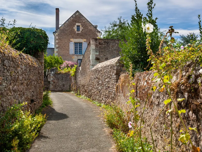 La petite cité de caractère de Blaison-Gohier à proximité d'Angers