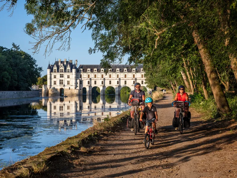 Bords du Cher au château de Chenonceau