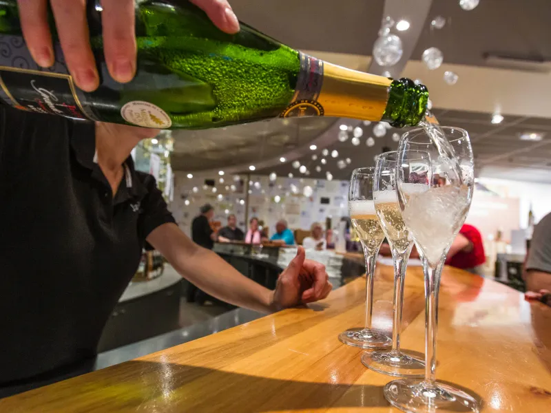 Clairette de Die dégustée à la cave Jaillance