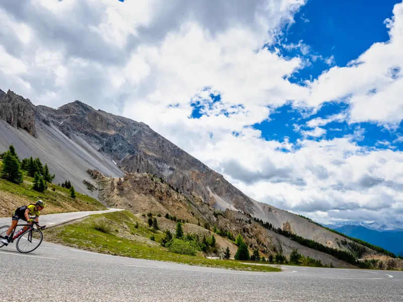 Descente du versant sud du col d'Izoard