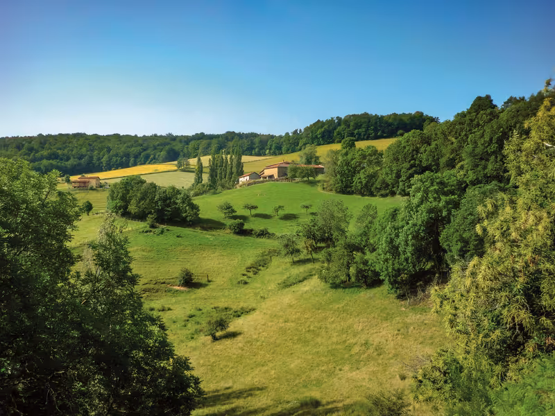 Ferme isolée dans les Monts du Lyonnais