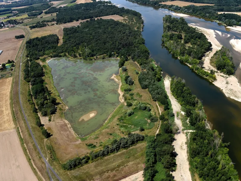 Site de Courpain vue du ciel
