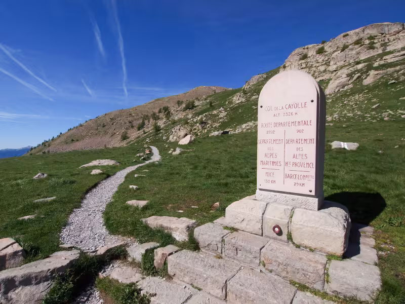 Le Col de la Cayolle, départ de randonnées vers le Parc National du Mercantour