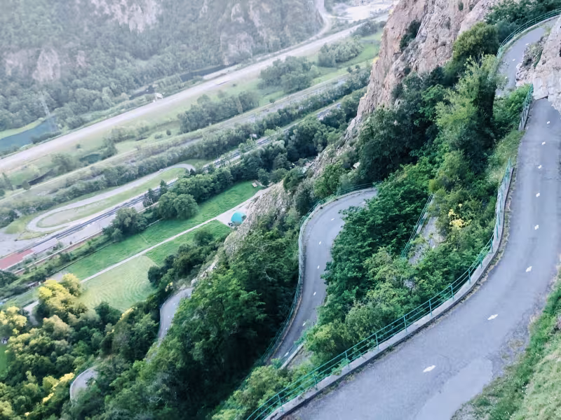 Les Lacets de Montvernier un must à monter comme à descendre