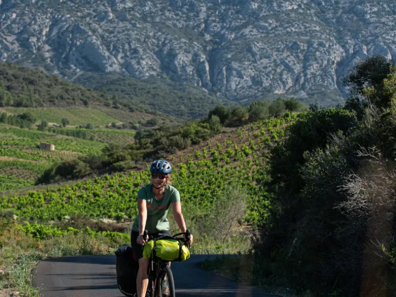 Entre Corbières et Pyrénées à vélo