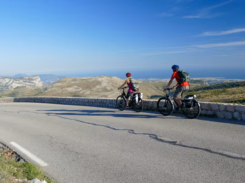 Panorama sur la Cote d'Azur depuis le Col de Vence