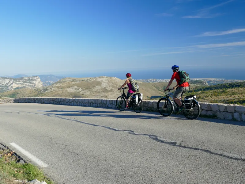 Panorama sur la Cote d'Azur depuis le Col de Vence