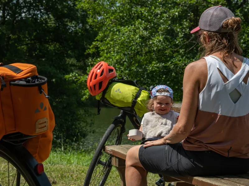 Pause pique-nique sur La Vélosud