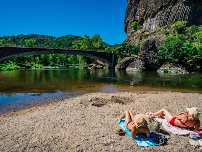Plage de Prades et ses orgues