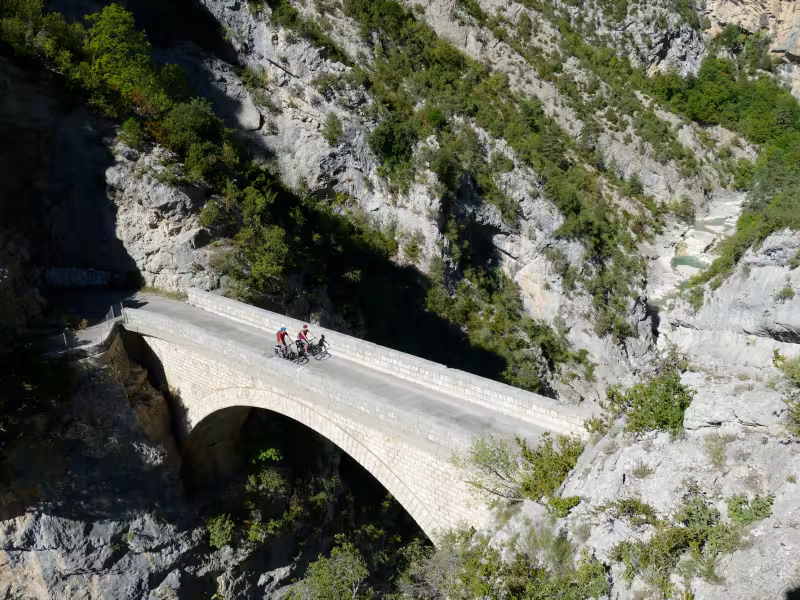 Pont au-dessus de la Clue d Aiglun