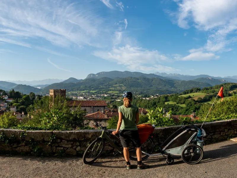 Vue sur les Pyrénées Ariégeoises