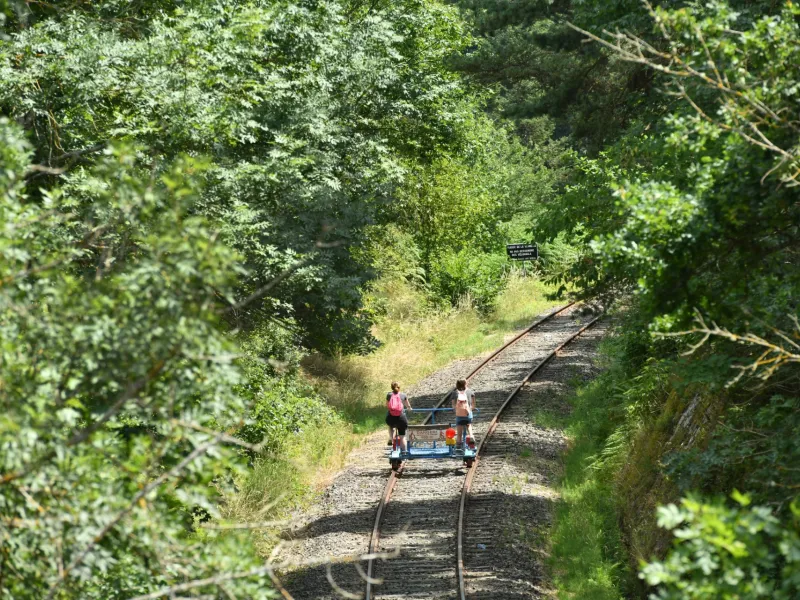 Vélorail à Dunières