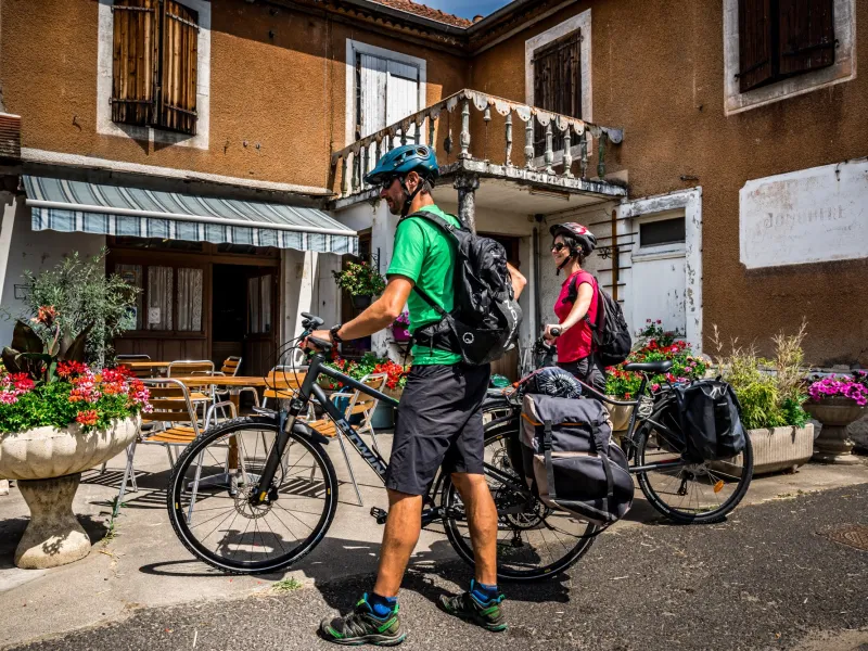Pause café sur Via Allier à Limons