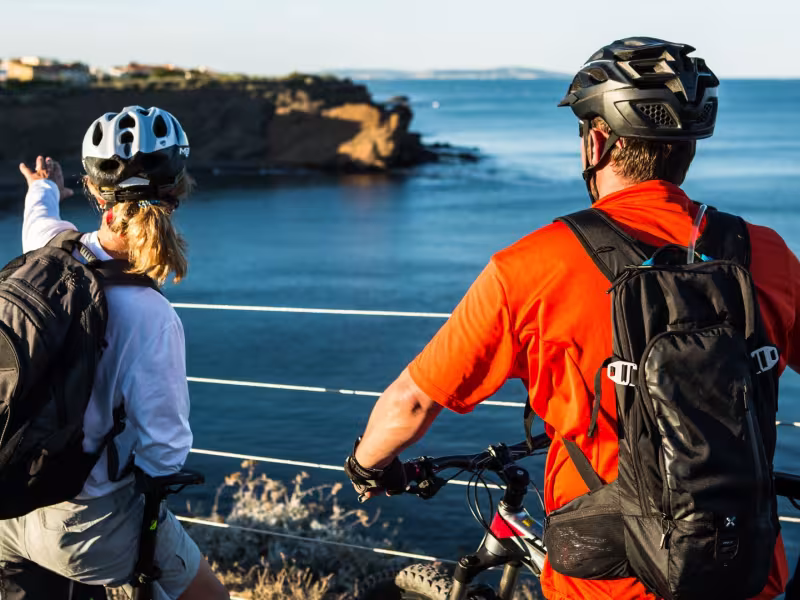 Arrivée à la Mer Méditerranée par la GTMC VTT 