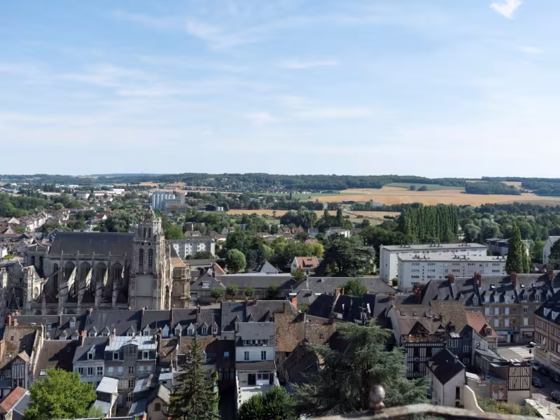 Panorama depuis le château de Gisors