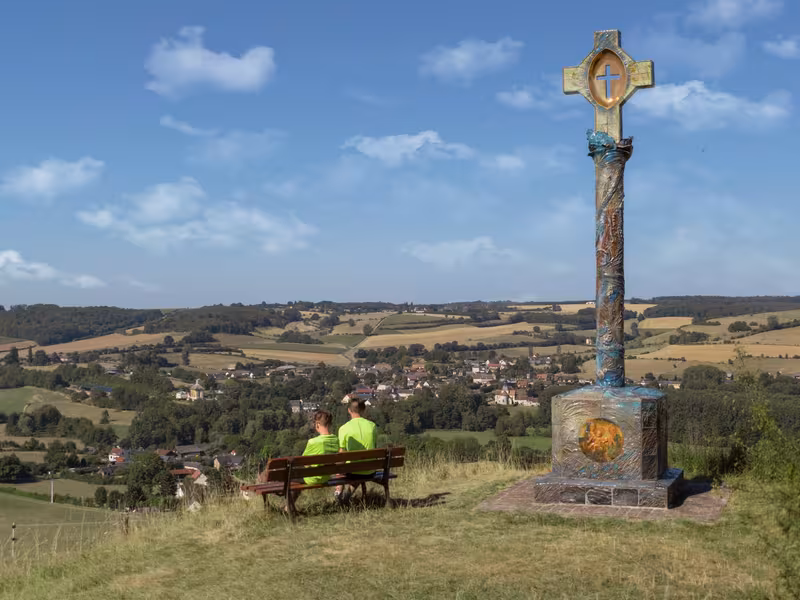 Calvaire et point de vue à la Côte Sainte Hélène - Saint-Pierre-ès-Champs