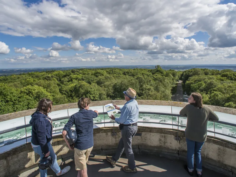 Vue du belvédère du Mont des Avaloirs