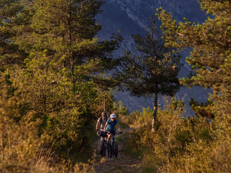 Le parcours de la GTMC dans les gorges du Tarn