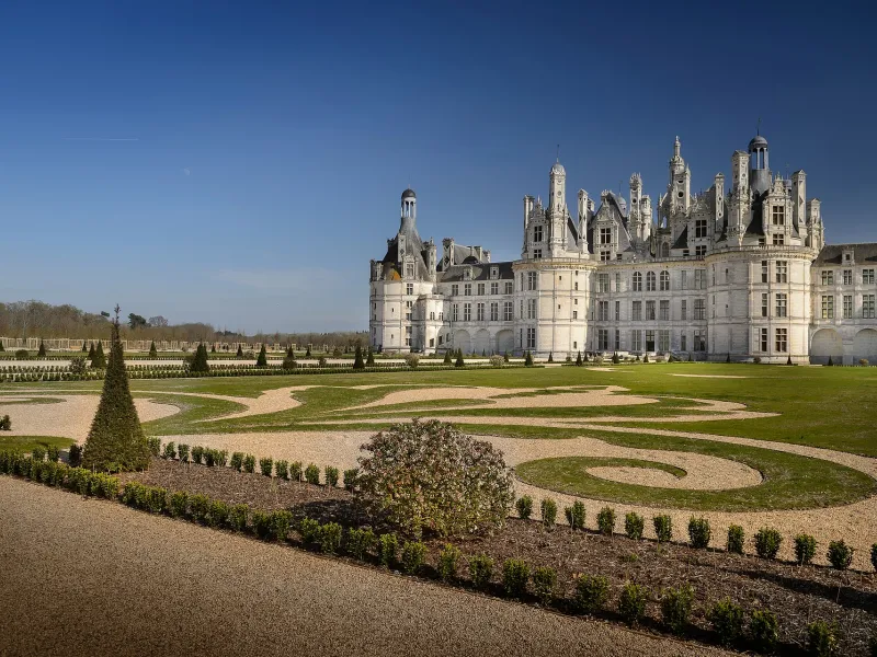 Château de Chambord et ses jardins à la française