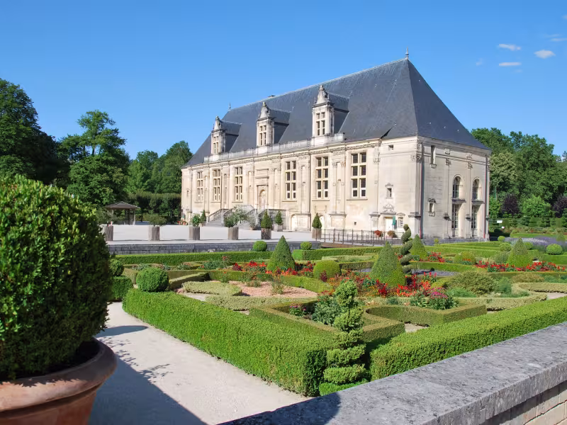 Grand jardin du château de Joinville
