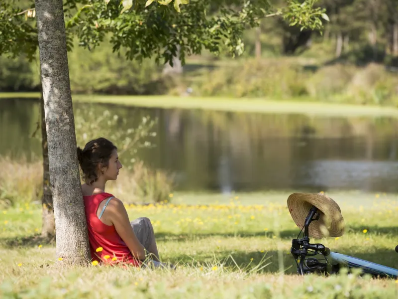 Balade vélo à l'Etang de la Mer Rouge 