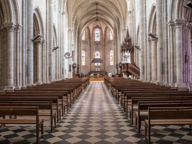 Abside de la collégiale St-Liphard