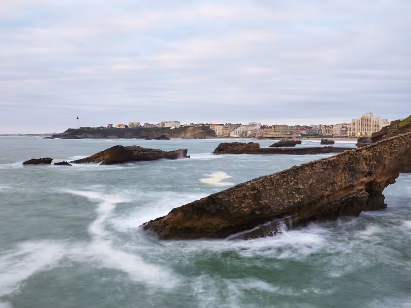 Côte Atlantique à Biarritz