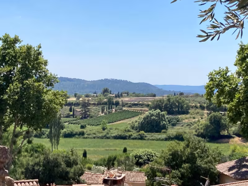Paysage à Cucuron