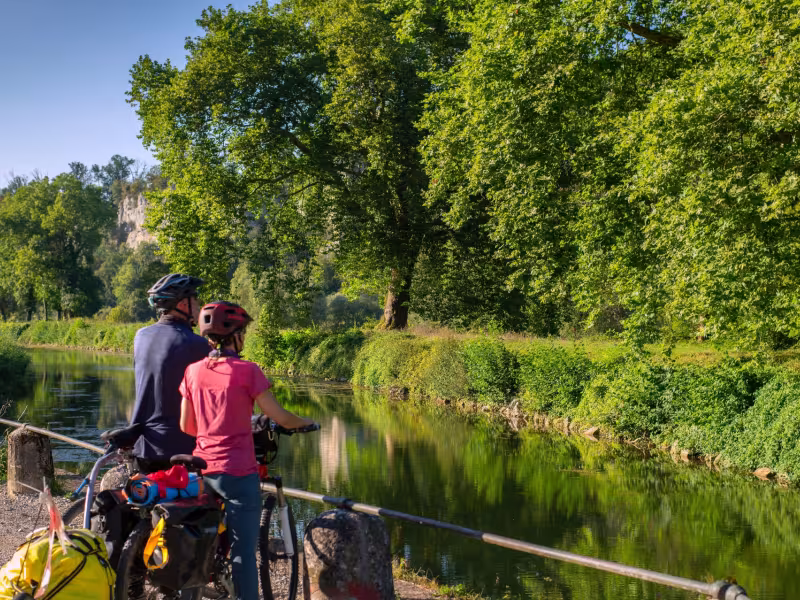 Itinérants contemplatifs sur l'EuroVelo 6