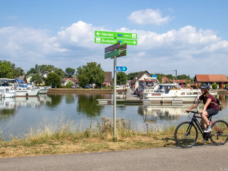 Cycliste à Dannemarie