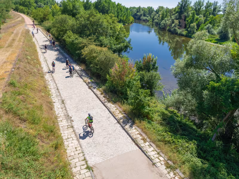 Via Allier sur la voie verte Vichy-Billy