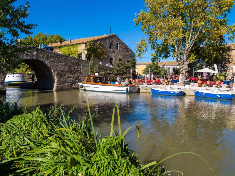 Le Somail, Canal des 2 mers à vélo