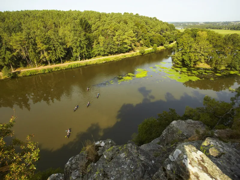 Ile aux Pies et rivières de l'Oust